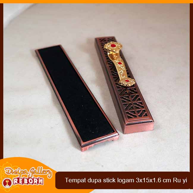 Hio Lo Tempat Bakar Dupa Incense Burner Logam Ru yi