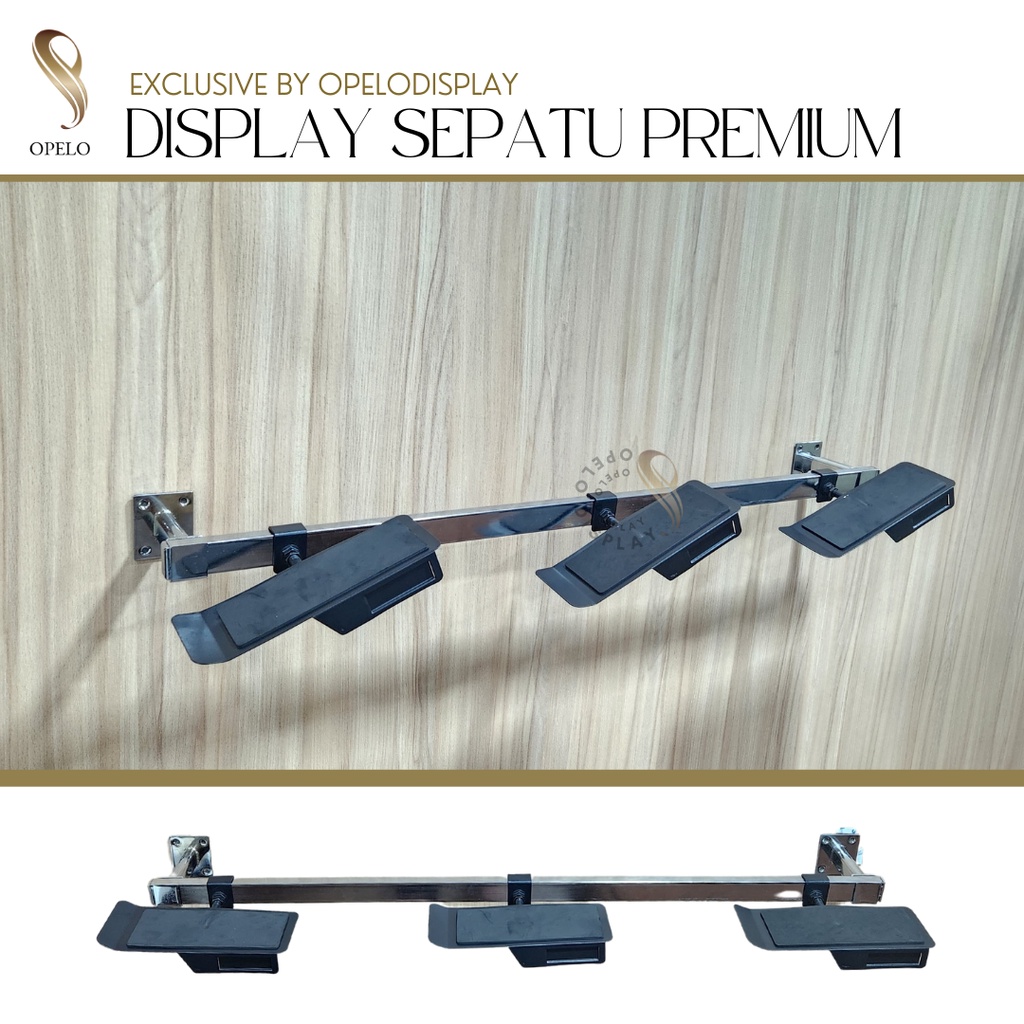 Paket Display Sepatu Premium Rak Display Sepatu Sandal