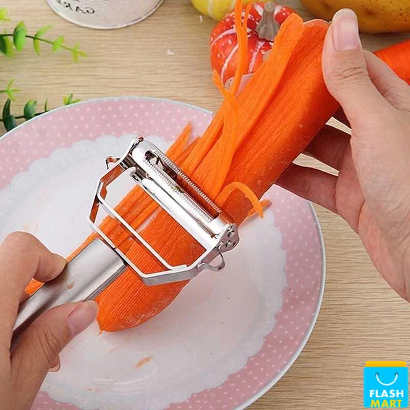 Flashmart Pisau Pengupas Buah Sayur Peeler Multifunction - YYC770