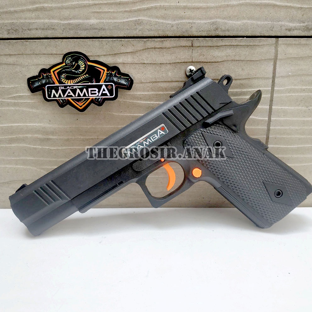 Black Mamba P377 FOTO ASLI Mainan Tembak Sudah SNI Warna RANDOM