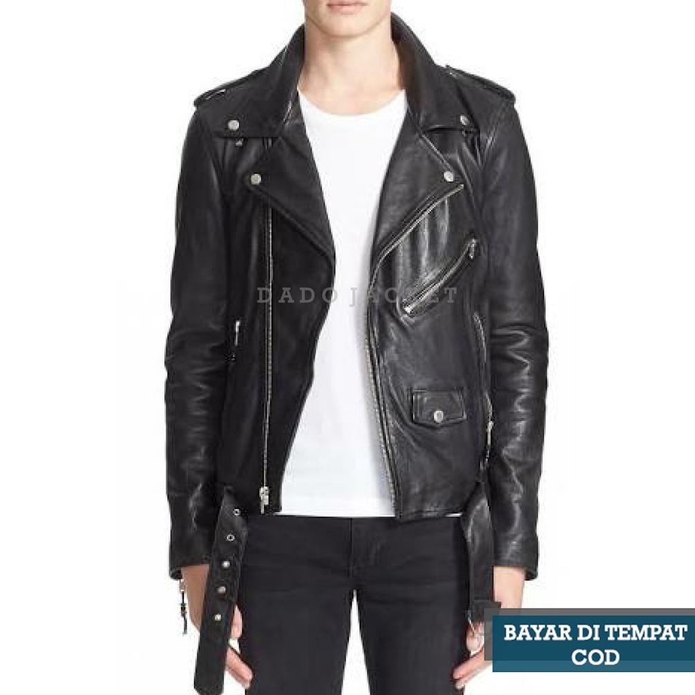 Jaket Ramones Pria Wanita Rock N Roll Cowok Cewek Bahan Semi Kulit Sintetis Viena Grade A Original I