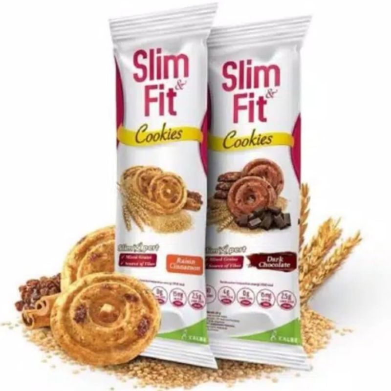 

SLIM & FIT COOKIES 22gr Snack diet sehat