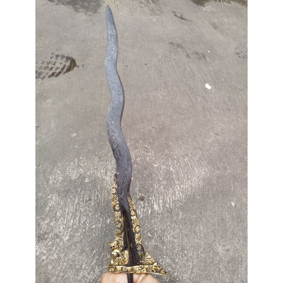 Keris kamardikan kinatah singo barong luk 7