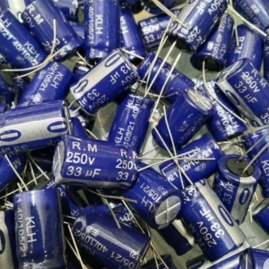 Kapasitor Capacitor ELCO 33uf 250v / 33 uf 250 v / elko 33uf250v