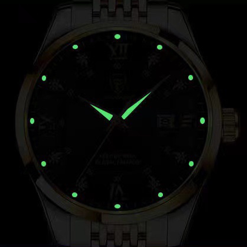 [BEST SELLER] Jam Tangan Pria Asli Tahan Air Premium Original Vavavoom Diamond New Model Kasual Bisnis Terbaru Milliter Cros Border Dual Kalender Date Stainless Steel Band Watch Waterproof Luminious Bercahaya Aksesoris Arloji Pria Watches Men -JR-02