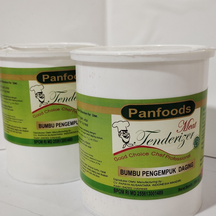 

Pengempuk Daging-Panfood/meat tenderizer /enzim papain/ekstrak pepaya