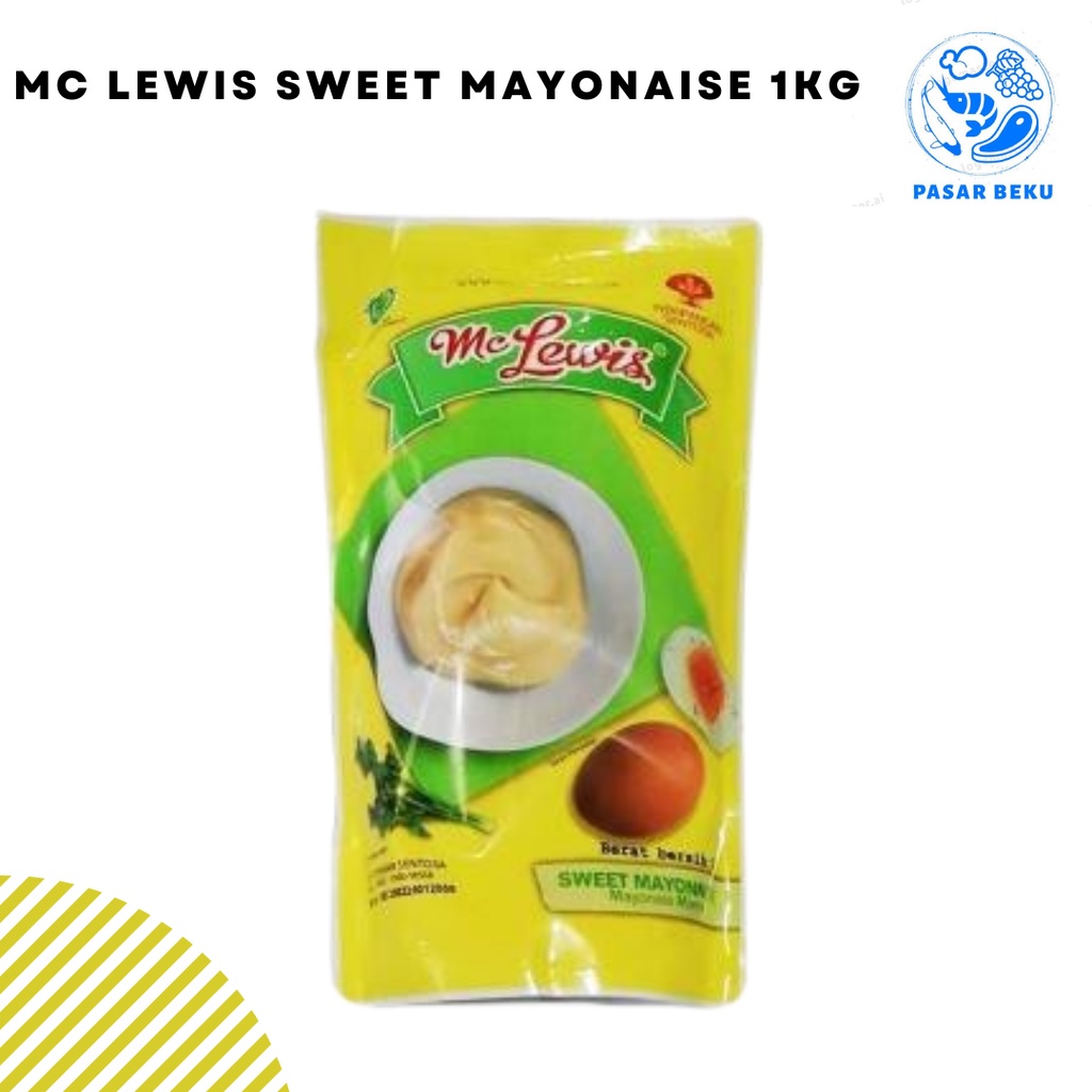

Mc Lewis Sweet Mayonaise 1kg - Mayo Manis 1 kg Pasar Beku Padang