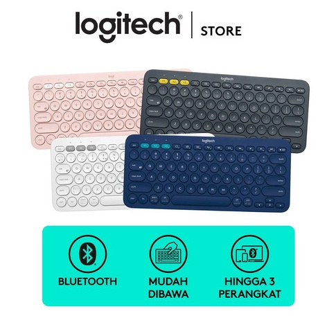 Logitech K380 Bluetooth Wireless Keyboard Multi Device Garansi Resmi