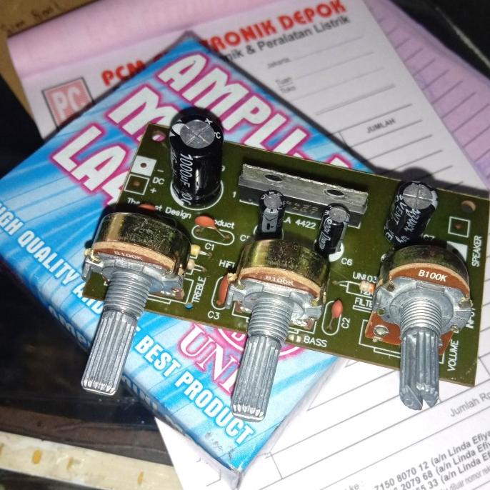 Kit Ampli mini Mono LA4422 AMPLIFIER Kit mono mini pcmelektrob9090 dijamin
