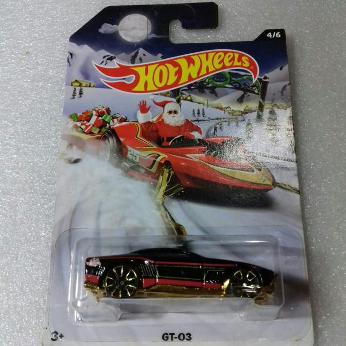 HOT WHEELS GT-03. HOLIDAY HOT RODS CARD 2015. ANTIK COLLECTIBLE ITEM.