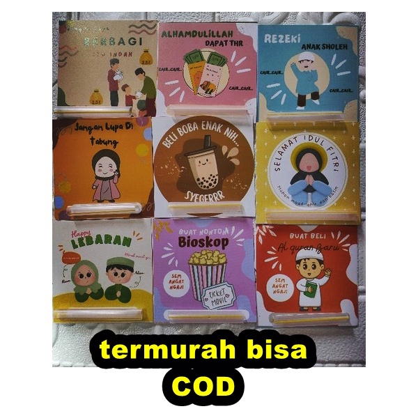 

1 PACK ISI 10 Amplop / Angpau THR / Lebaran / BISA COD YA KAKAK /Imlek / Syukuran Amplop Sedotan Viral Paling Murah / Lucu / Unik murah viral