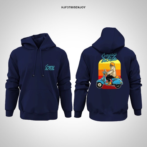 SUPER BAGUS Hoodie Pria ENJOY