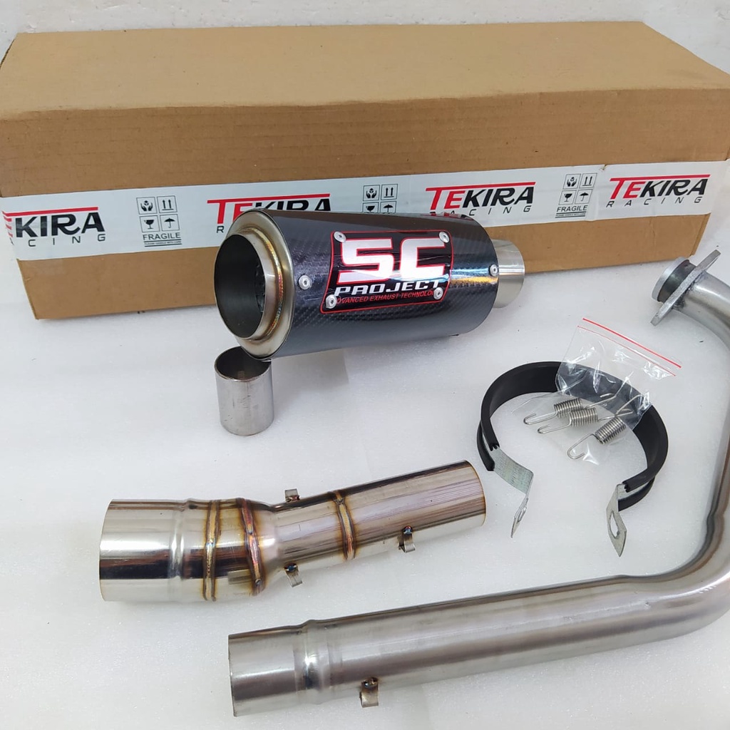 Knalpot SC Project CRT Underbelly All New Kawasaki Ninja 250 SL 250SL RR Mono Bajaj Pulsar 135 180 n
