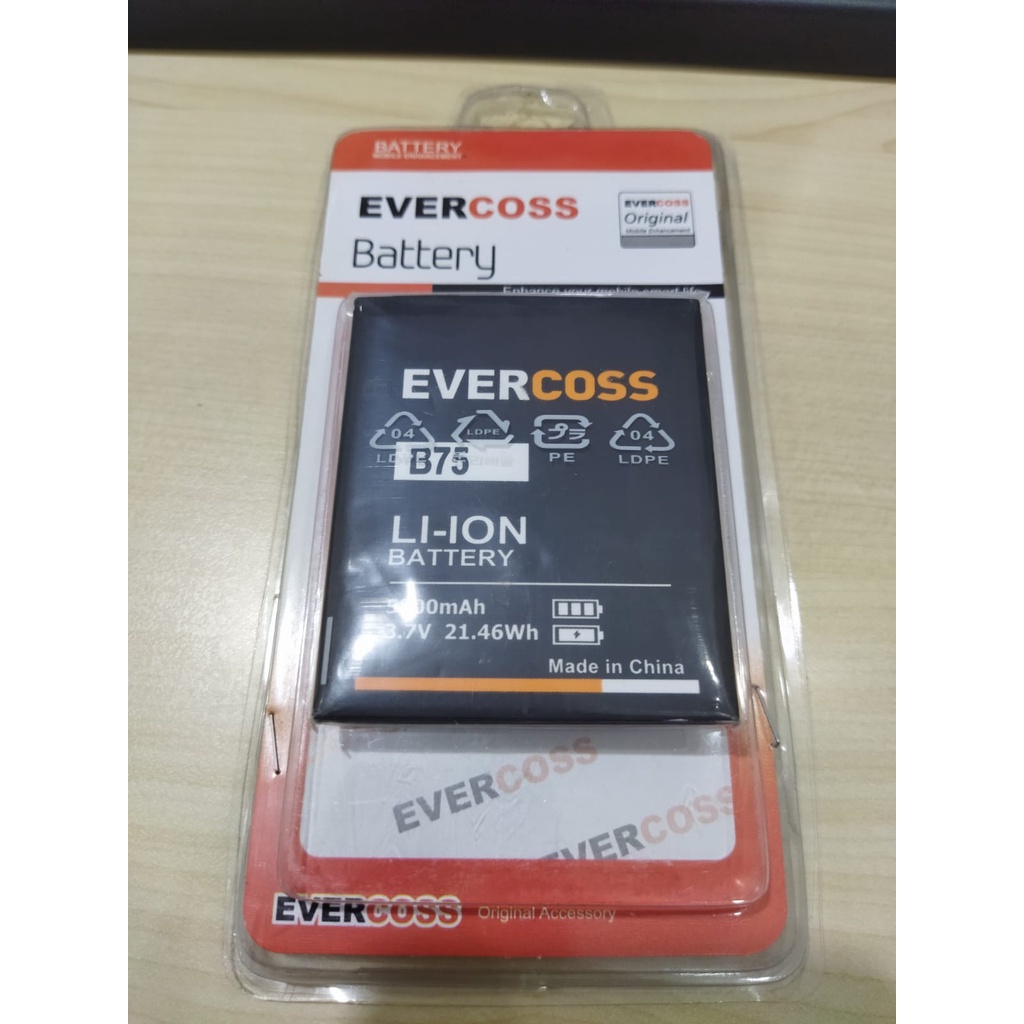 Baterai Evercoss B75/B75A Original