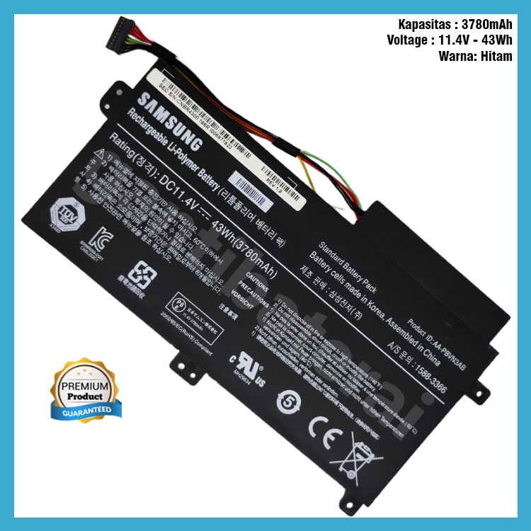 Baterai Laptop Samsung NP370 NP450 NP370R4E NP450R5V AA-PBVN3AB