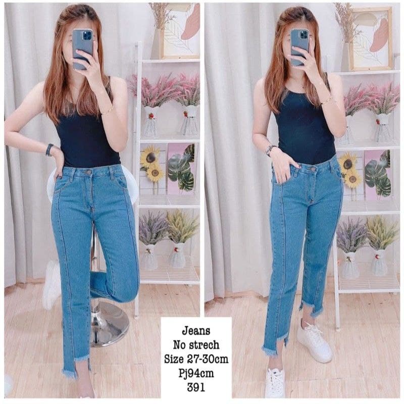 Jeans Boyfrend Sobek Keren / Celana Panjang Wanita Sobek Bawah Terbaru / Celana Panjang Wanita Boyfrend Terbaru / Boyfrend Kekinian Terbaru / Jeans Boyfrend Terbaru Masakini / Boyfrend Bahan Tebal Berkualitas / Boyfrend Kualitas High Quality / pilih warna