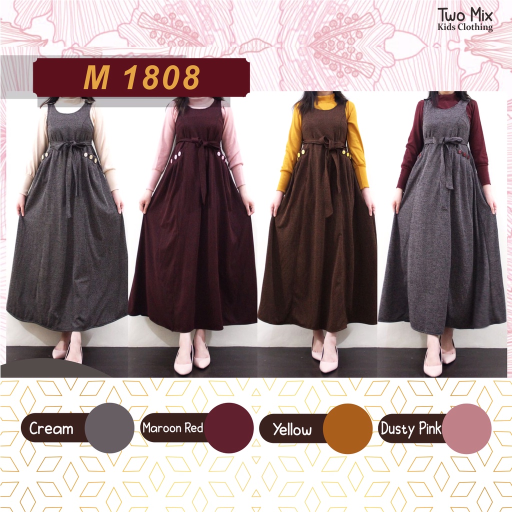 Two Mix - Raya Collection 2024 - Baju Gamis Anak Perempuan - Dress Anak Muslim Cewek M1808