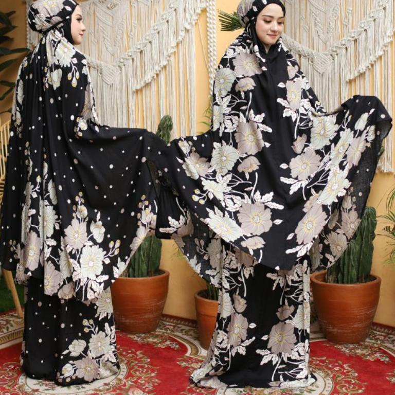 SIAP KIRIM grosir tanah abang|| MUKENA BALI DEWASA JUMBO KATUN RAYON MOTIF | CIARA LESTIA POLKA