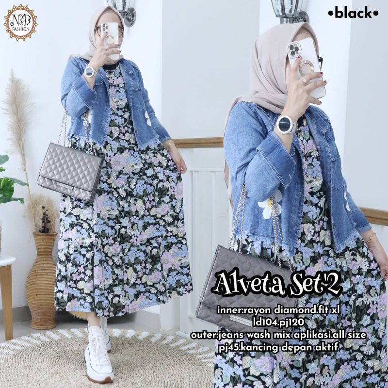 BAJU 'ALVETA SET '2 BY N&B