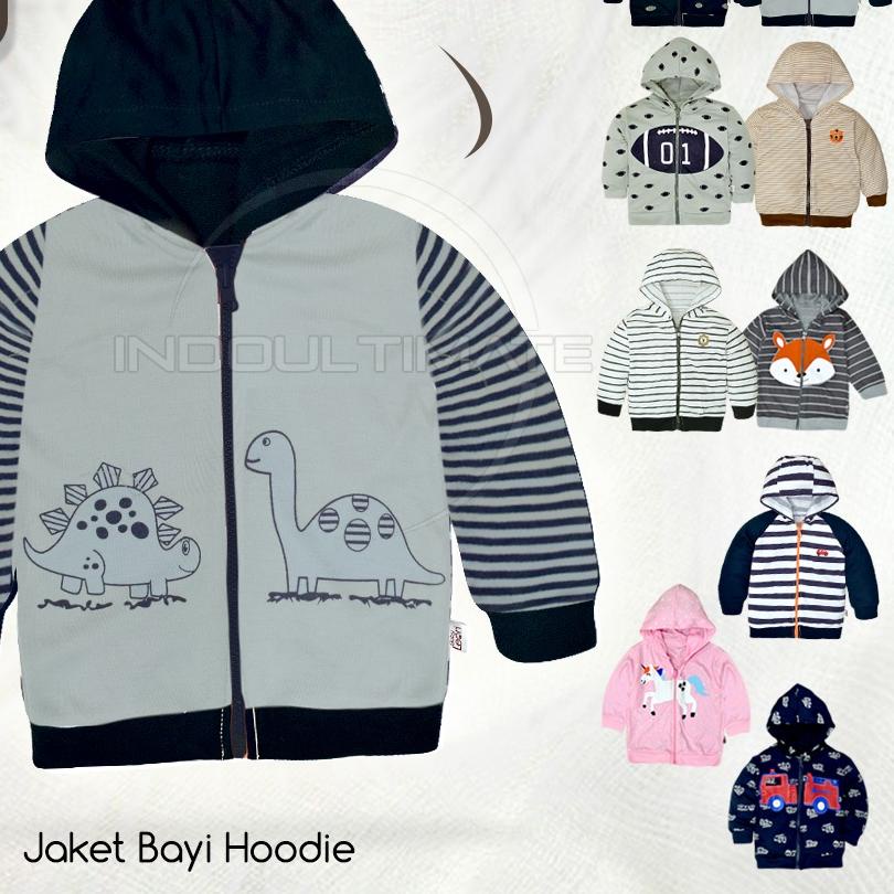Promo ⚡️⚡️0-2 tahun SNI BABY LEON Jaket Anak Bayi Balita JBS-04 Hoodie sweater Topi / Baju Kaos Jake