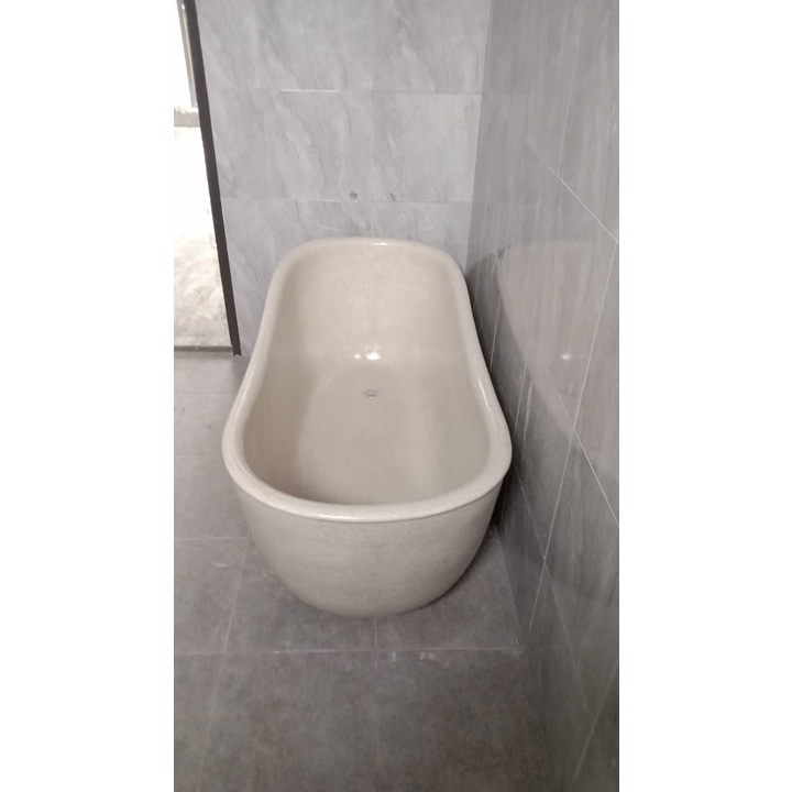Bathub Terazzo Buffle Bathup Teraso Tumpul Bibir Tebal Bathtub Terrazzo Variasi Warna