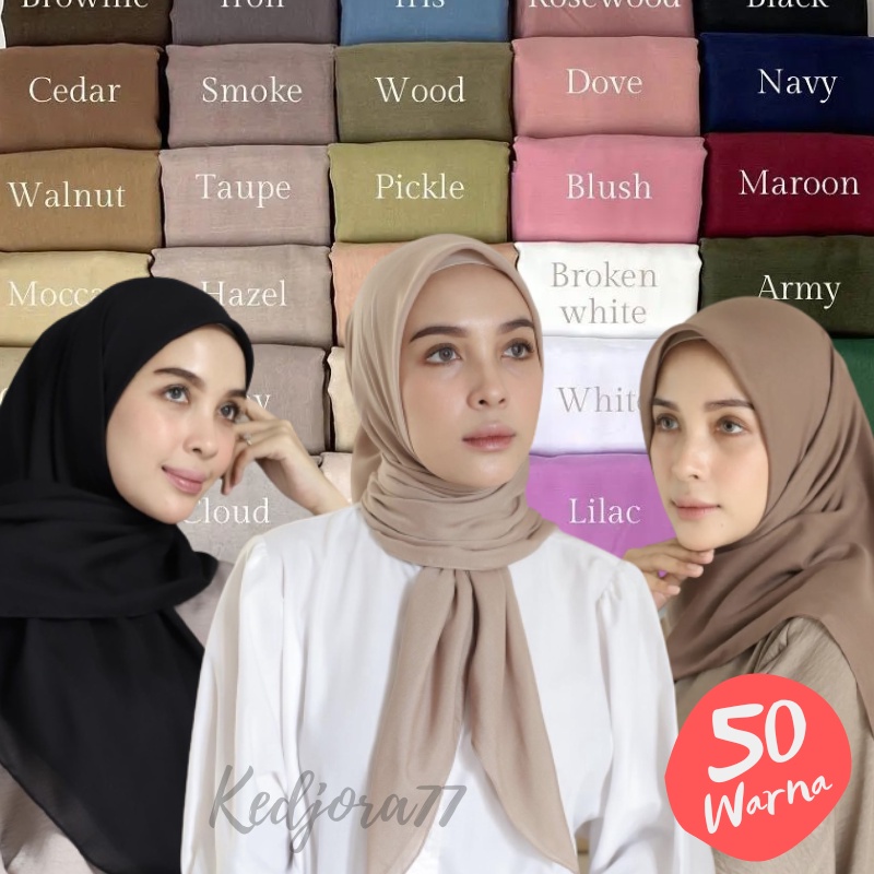 Jual HIJAB BELLA SQUARE / JILBAB SEGIEMPAT TERBARU FULL WARNA / HIJAB ...