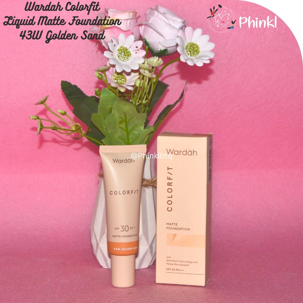 `ღ´ PHINKL `ღ´ ᘺᗩᖇᕲᗩᕼ Wardah Colorfit Matte Fundation oil control spf 30 hasilmattee alas bedak bb cream