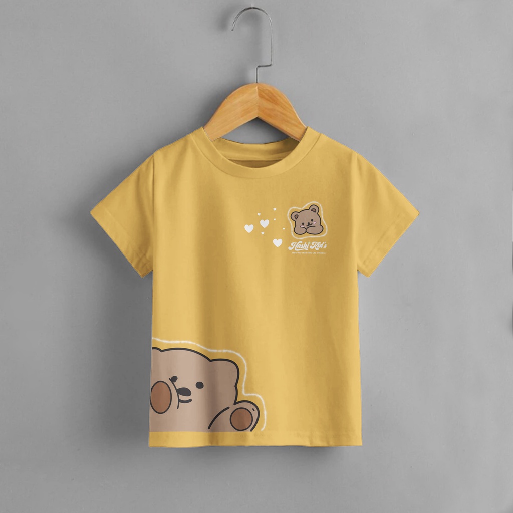 Kaos Anak Look Bear Laki - Laki Dan Perempuan - Hashi KIds