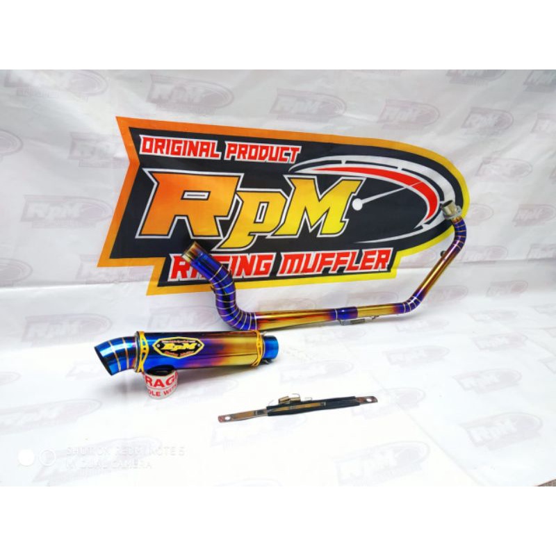 Knalpot Racing Original RPM Bluegold Cobra Cbr150r - Cb150r