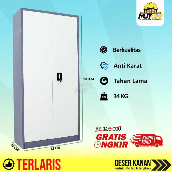 

Lemari Arsip Lemari Besi Filling Cabinet - Pintu Swing Tarik Ayun Star Seller