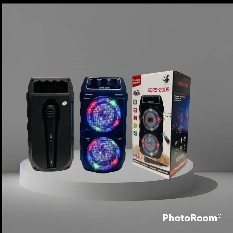 [NEW] SPEAKER BLUETOOTH PORTABLE SQRS-2009+MIC KARAOKE