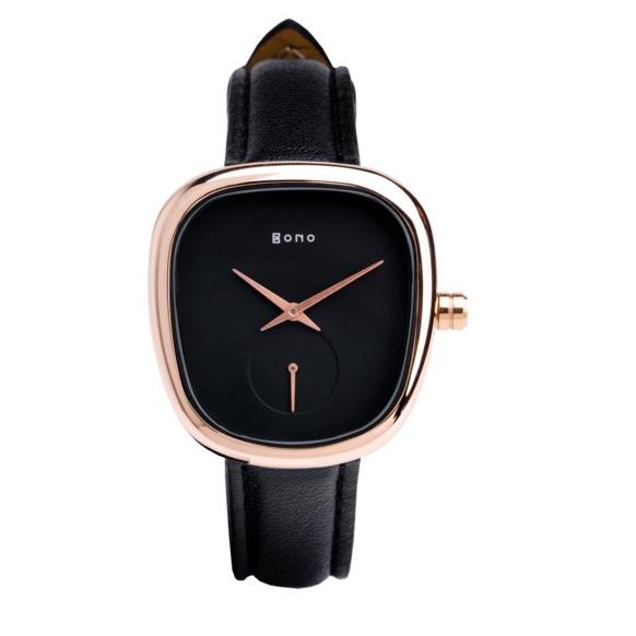 CHEKOUT Bono Watch Siena Dark Rose Gold