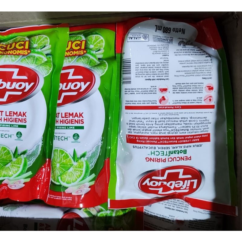 LIFEBUOY Sabun Cuci Piring Bersih Higienis Angkat Lemak 680ml