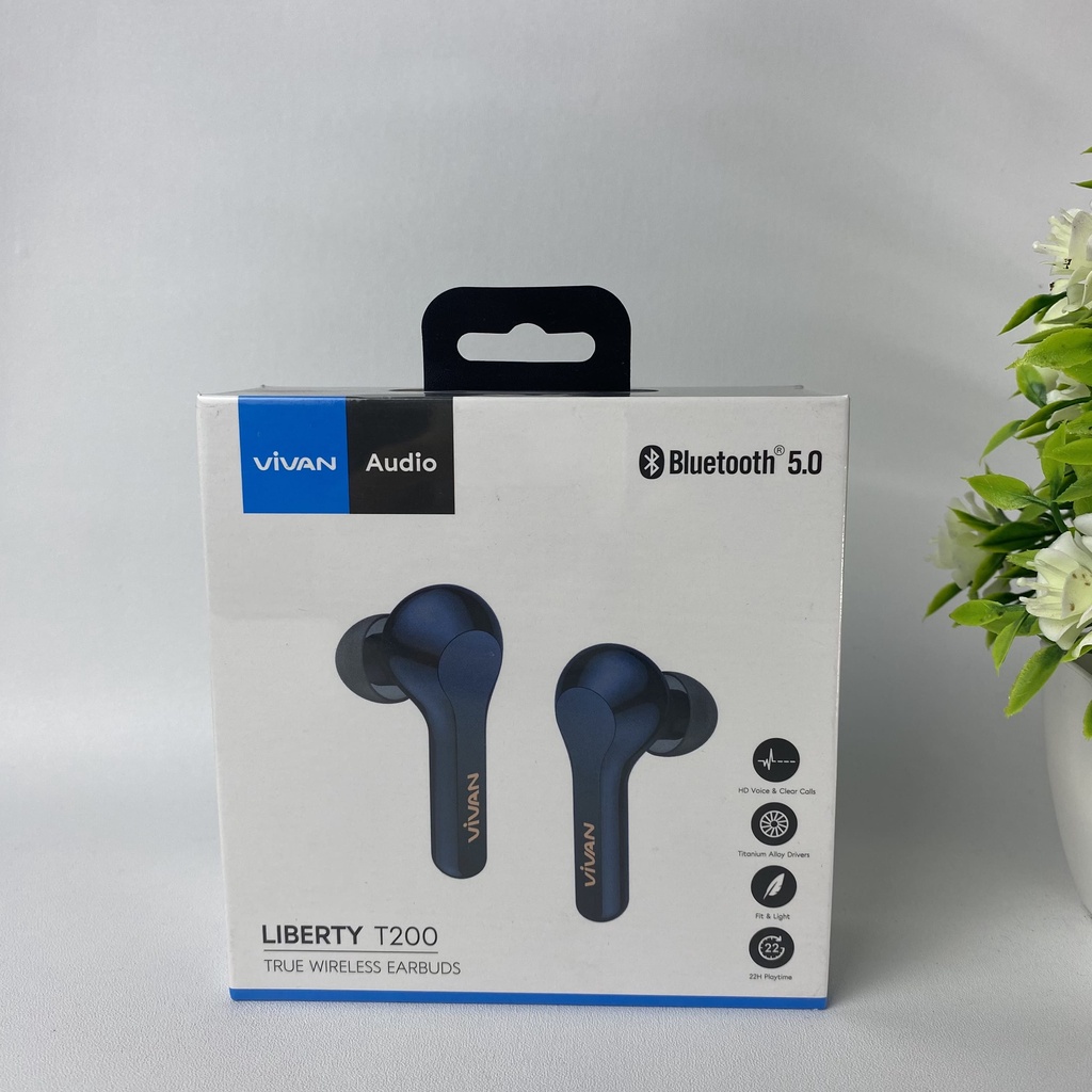 Headset VIVAN Wireless Bluetooth Earphone TWS Liberty T200