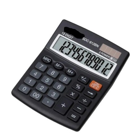 

Kalkulator 12 Digit Angka 812 BN Calculator Digital