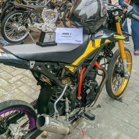 KLX KOLONG BAWAH RADAMEL RACING KNALPOT CEPAT