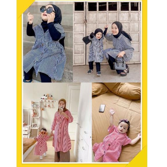 READY baju couple ibu dan anak perempuan|tunik couple ibu dan anak|Tunik dewasa|dress anak|dress bay