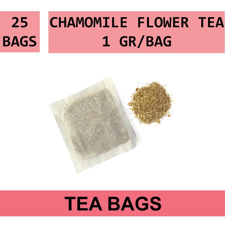 

Tea Bag - Chamomile Flower Tea / Teh Bunga Kamomil - 25 PCs