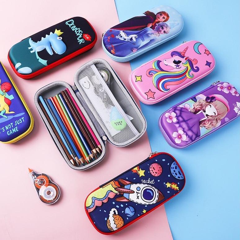 

4.4 BRANDS FESTIVAL [ 3D ] Kotak Pensil Anak Sekolah TK / SD 3D Bahan EVA