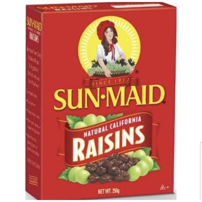 

Kismis Sun Maid Raisins 250Gr California / Kismis Kaleng