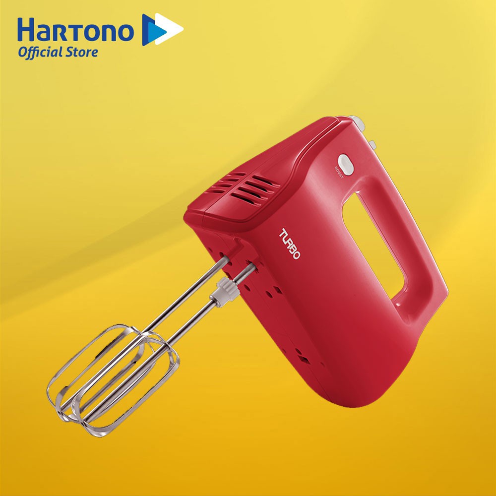 Turbo Hand Mixer EHM9000|7 - Pengaduk Multifungsi Merah