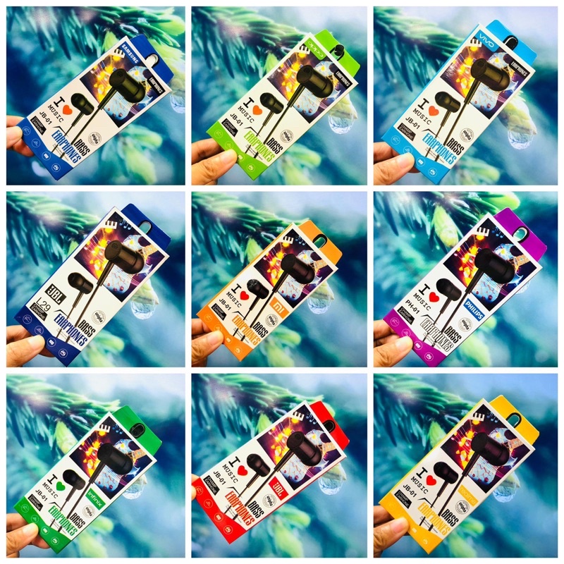 HANDSFREE EARPHONE JB-01 REALME STEREO EXTRA BASS PROMO SMOLL