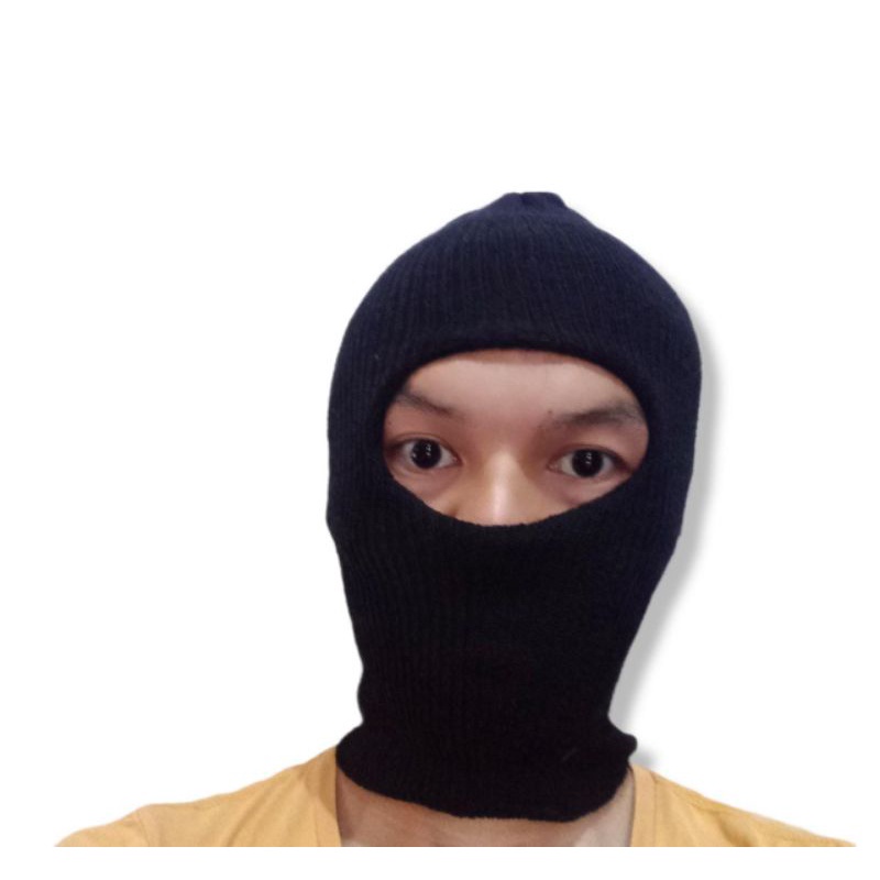 Kupluk Maling Kupluk Sebo Kupluk Topeng Kupluk Mata Tiga Kupluk Rajut Ninja Kupluk Ninja Berbahan Rajut Tebal / Aksesoris Berkendara / Pelindung