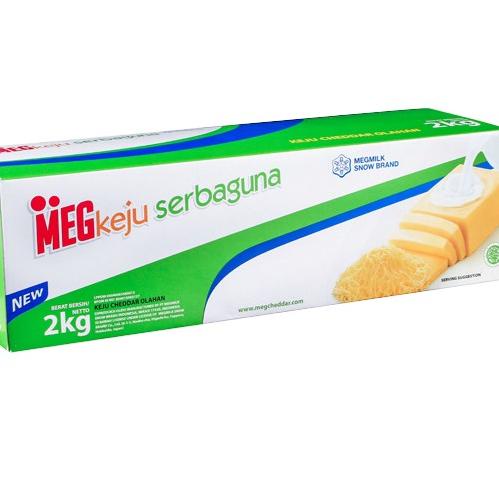 

● Keju MEG CHEDDAR Serbaguna 2 KG cheese ❀