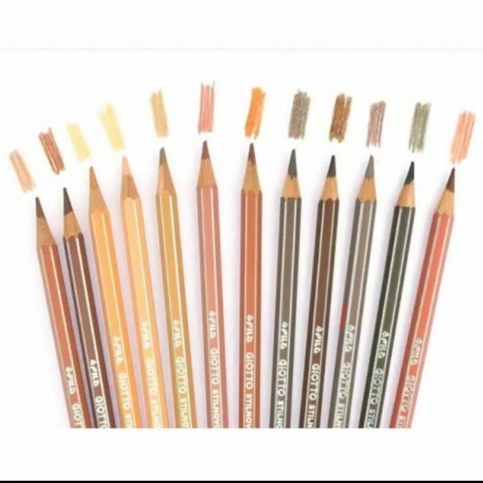 

Giotto Stilnovo Skin Tones Set 12 Color Pencil Pensil Warna Kulit