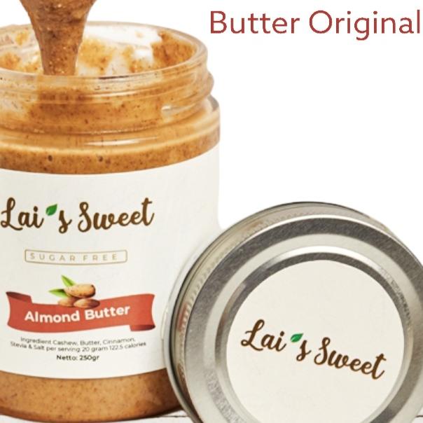 

✮ Lai's Sweet Roasted Almond Butter 250Gr (Free Sugar,Gluten Free,Vegan) ➥