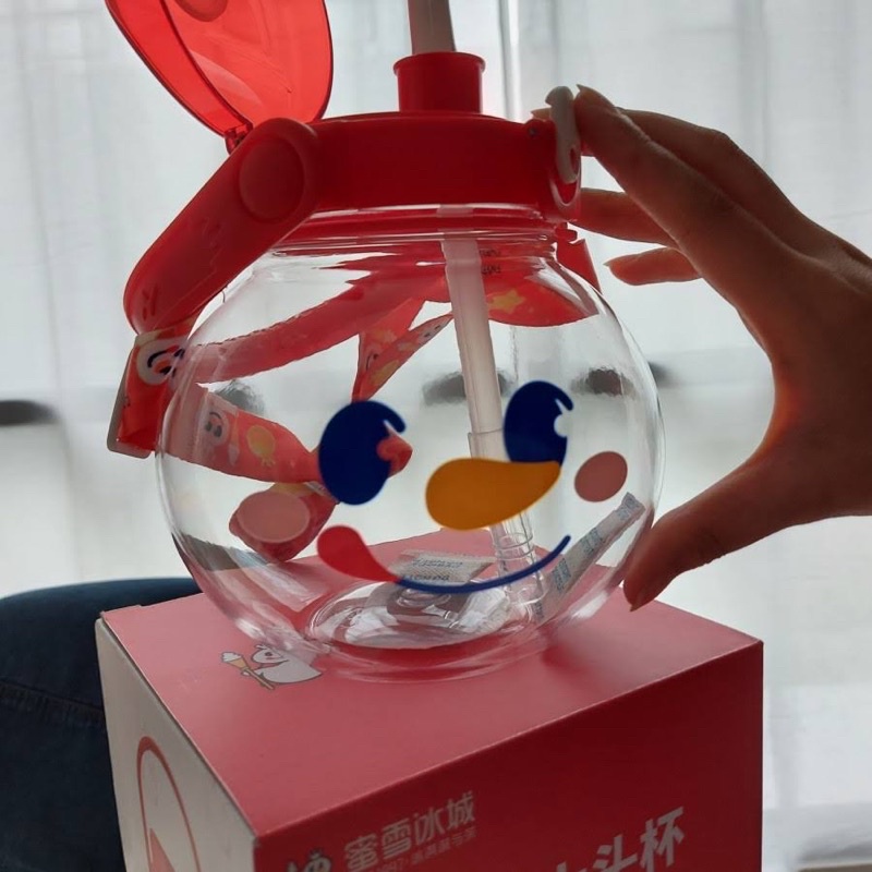 TUMBLER MIXUE SNOWKING BIG HEAD CUP LIMITED EDITION