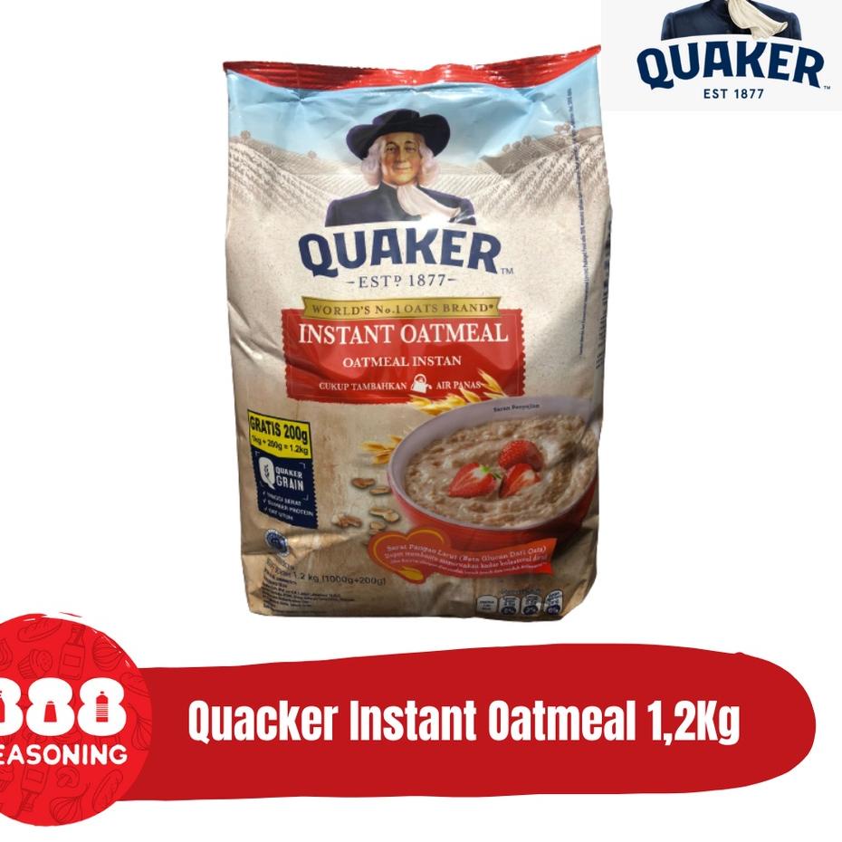 

☏ QUACKER INSTANT OATMEAL/ HAVERMOUT 1,2Kg ☜