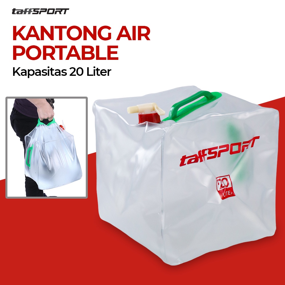 Kantong Air Portable Camping OMSE5NTP Water Storage 20 Liter - Transparent