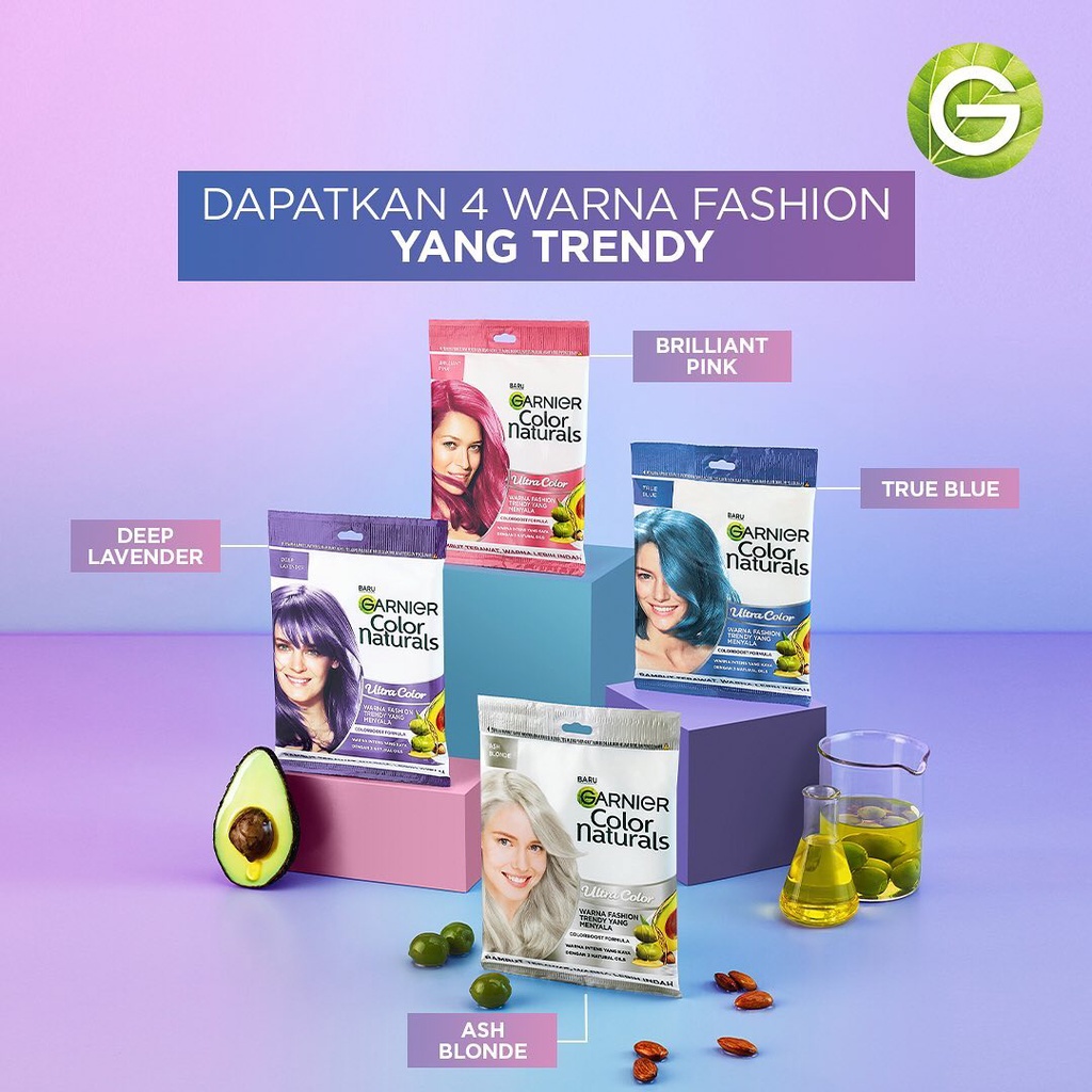 GARNIER COLOR NATURALS PASTEL | Hair Color | Pewarna Rambut Pastel